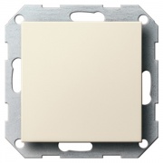 Заглушка с опорной пластиной Gira System 55 крем глянцевый