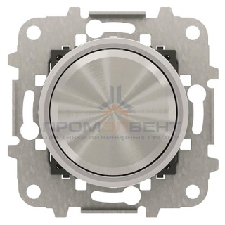 Светорегулятор универсальный поворотный 60 - 500 Вт  АВВ SKY Moon, кольцо хром (8660 CR)