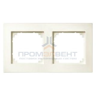Рамка Merten M-PLAN 2 поста Белый (System M)