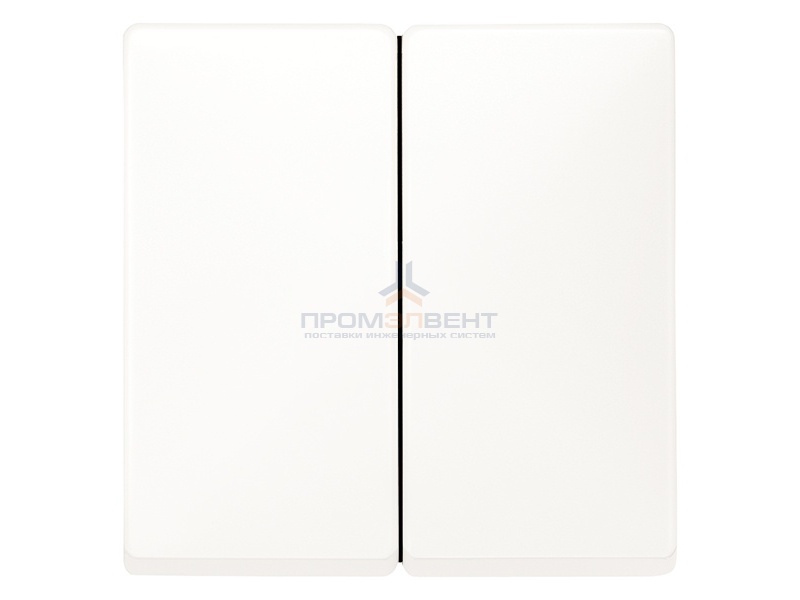 Клавиша двухклавишного выключателя Merten System M Белый