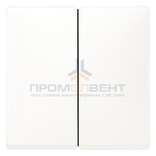 Клавиша двухклавишного выключателя Merten System M Белый