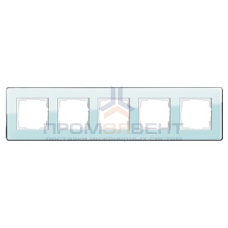 Рамка 5-ая Gira Esprit Glass C Салатовое стекло