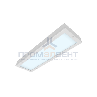 Светодиодный светильник "ВАРТОН" медицинский 595*180*55мм с опаловым рассеивателем 18 ВТ 6500К IP54