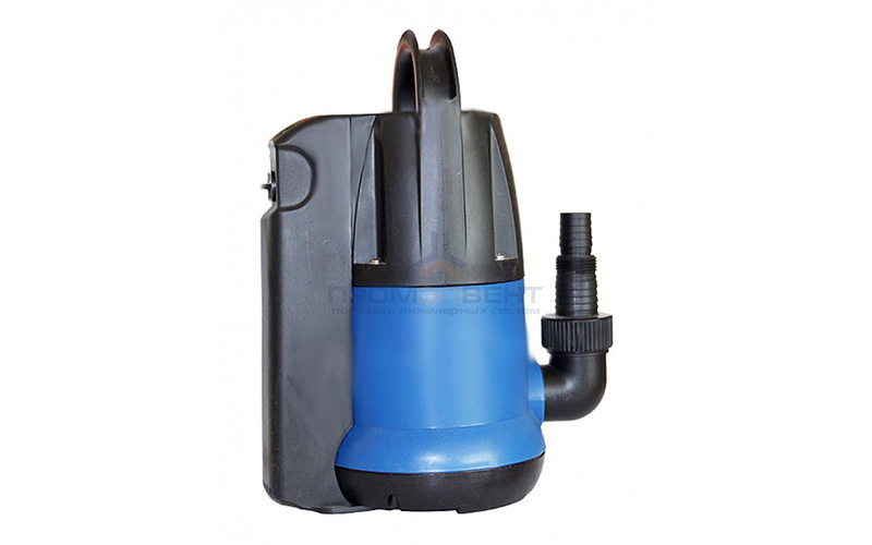 Насос дренажный UNIPUMP SUB 407 P - 0,4 кВт (однофазный, Hmax 7 м, Qmax 100 л/мин, кабель 10 м)