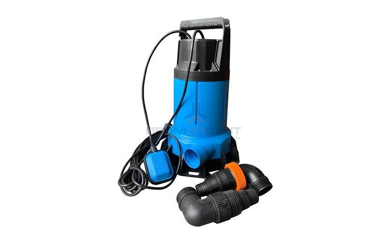 Насос дренажный ДЖИЛЕКС Дренажник 220/12 (590 Вт, Qmax 220 л/мин, Hmax 12 м, 1x220В, кабель 7 м)