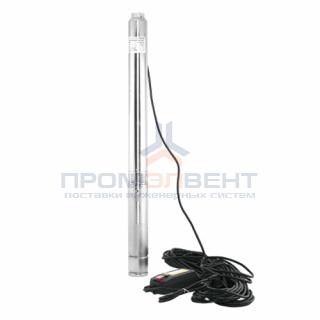 Насос скважинный Aquario ASP 3E-55-90 - 1,0 кВт (однофазный, Hmax 68 м, Qmax 60 л/мин, кабель 35 м)