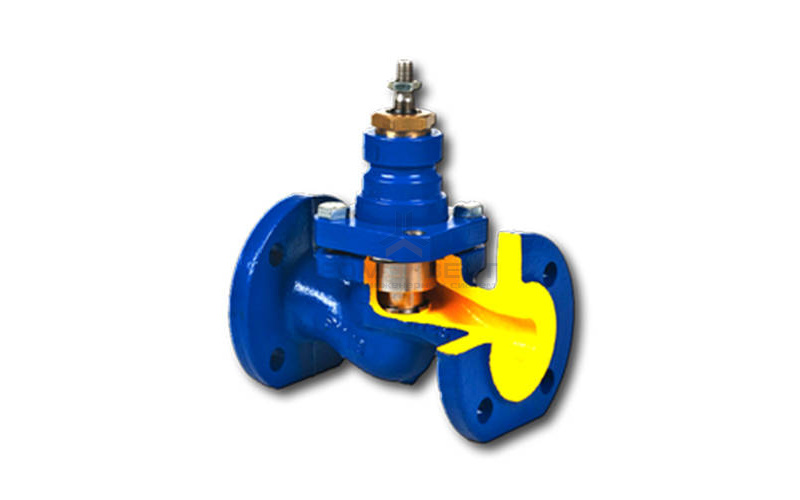 Клапан регулирующий Zetkama 227A - Ду25 (Ф/Ф, PN16, Tmax-150°C, серый чугун, исполнение №90)