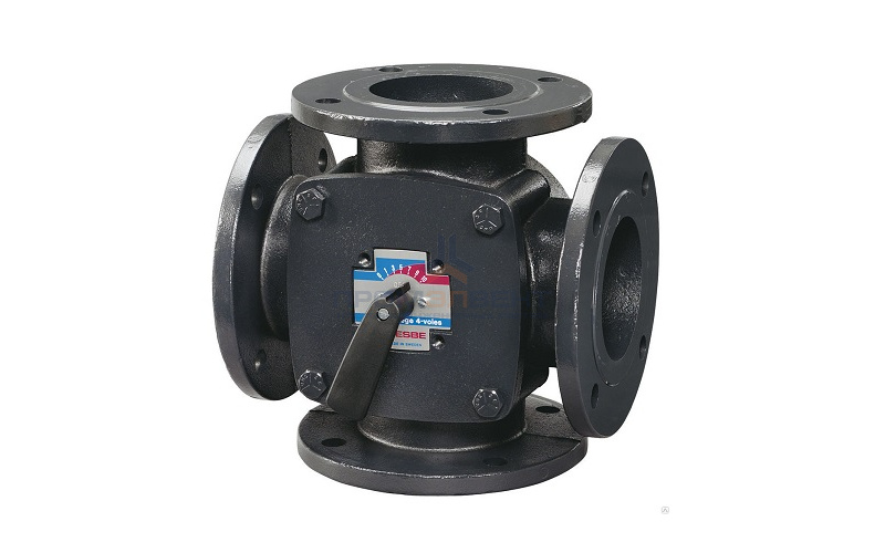 Клапан термостатический смесительный ESBE 4F - Ду40 (фланцевое соединение, PN6, 110°C, KVS 44)