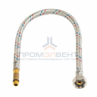 Подводка под смеситель гибкая STOUT (Смеситель/Гайка) - M10(35мм) x 3/8", длина 400 мм