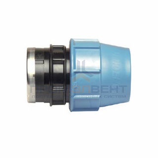 Переход на внутреннюю резьбу UNIDELTA 1004 - 75 x 2"1/2 (винтовой, для труб ПНД, резьба пластиковая)