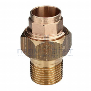 Переход на наружную резьбу разъемный Viega R4 94341G - 12 x 1/2" (для медных труб под пайку)