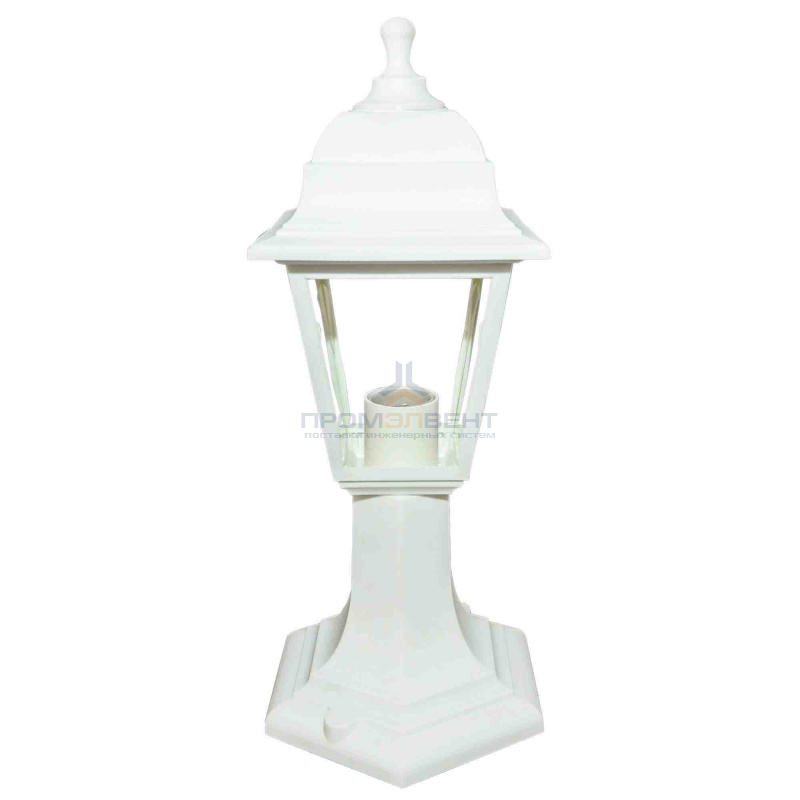 11-12 БЕЛ (НТУ 04-60-001 ОСКАР) Светильник-фонарь напольный белый прозрач стекло