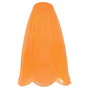 16-31 Плафон оранжевый, пластиковый, под патрон Е27, Ø140х220мм.