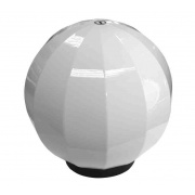 НТУ 11-60-251 Уличный светильник-шар с основанием, 250мм, рассеиватель ПММА, грани молочный