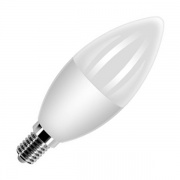 Лампа светодиодная свеча FL-LED C37 5,5W 2700К 220V E14 37х108 510Лм теплый свет