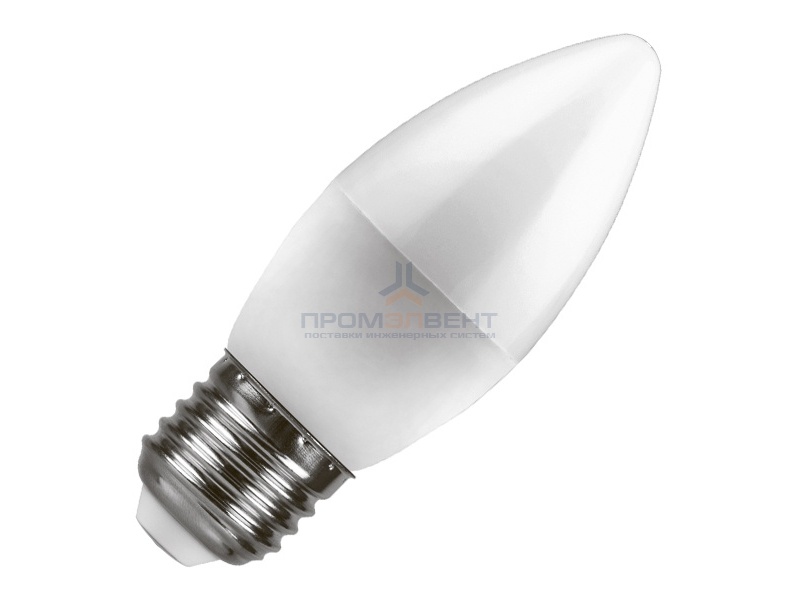 Лампа светодиодная свеча Feron LB-72 5W 4000K 230V E27 белый свет