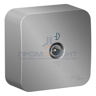 Розетка ТВ Blanca Schneider Electric алюминий изол.пластина
