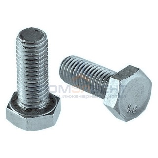 Болт М8х30 с шестигранной головкой оцинкованный DIN933