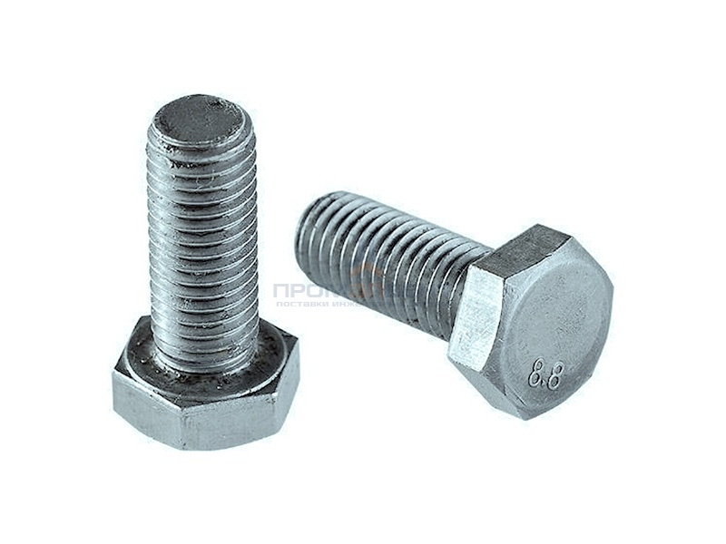 Болт М10х80 с шестигранной головкой оцинкованный DIN933