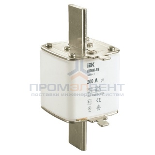 Плавкая вставка предохранителя ППНИ-39, габарит 3,  200А   ИЭК