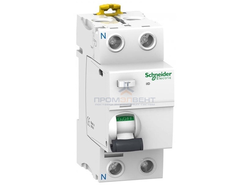 УЗО Acti 9 iID 2П 63A 100mA AC Schneider Electric