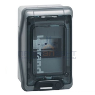 Бокс Legrand Plexo IP65 накладной на 4 модуля с шинами N+PE с прозрачной дверью