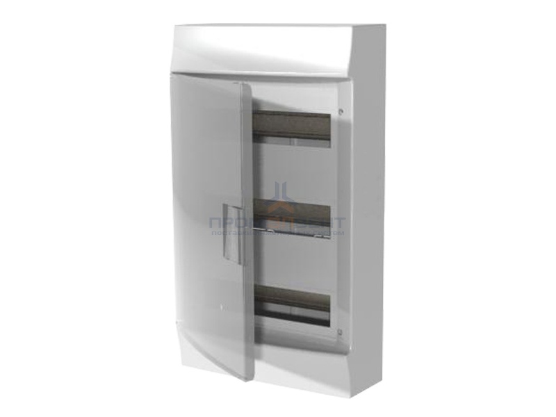 Бокс настенный ABB Mistral41 36М (3x12) прозрачная дверь с клеммным блоком
