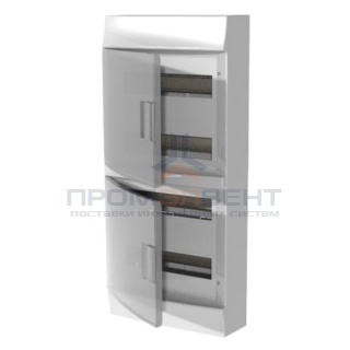 Бокс настенный ABB Mistral41 48М прозрачная дверь с клеммным блоком