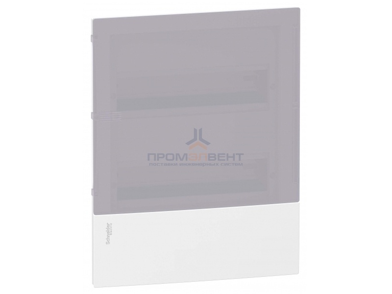 Бокс встраиваемый Schneider Electric Mini Pragma 24 модуля с дымчатой дверью с клемниками N+PE