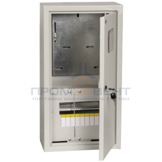 Щит металлический ЩУРн-3/9зо-1 36 УХЛ3 IP31 на 3-х фазный счетчик и 9 модулей навесной ИЭК